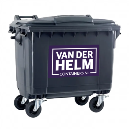 660 liter kunststof rolcontainer