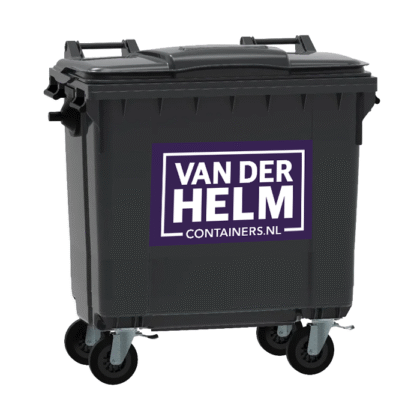 770 liter kunststof rolcontainer
