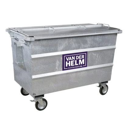 1000 liter metalen rolcontainer