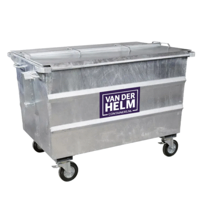 1300 liter metalen rolcontainer
